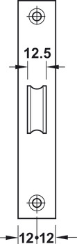 Khóa chốt khe mộng, cho cửa bản lề, Startec, khoảng cách từ mép cửa đến tâm lỗ khóa 55 mm